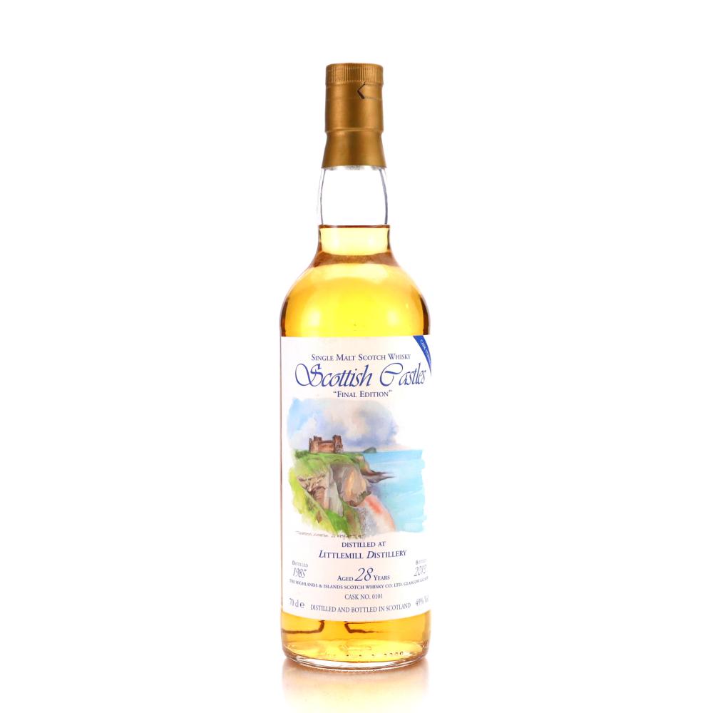 Littlemill 1985 Jack Wiebers 28 Year Old Scottish Castles / Final Edition