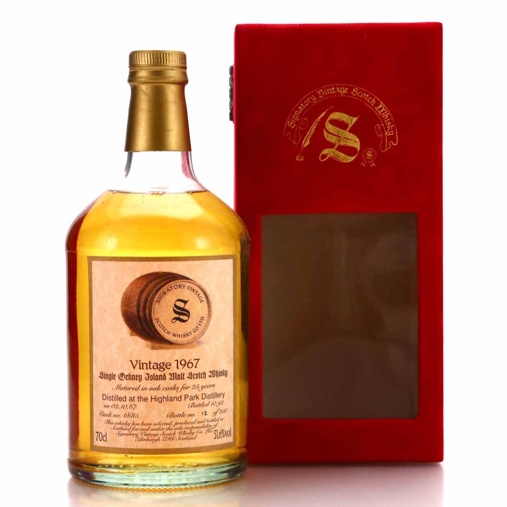 Highland Park 1967 Signatory Vintage 25 Year Old