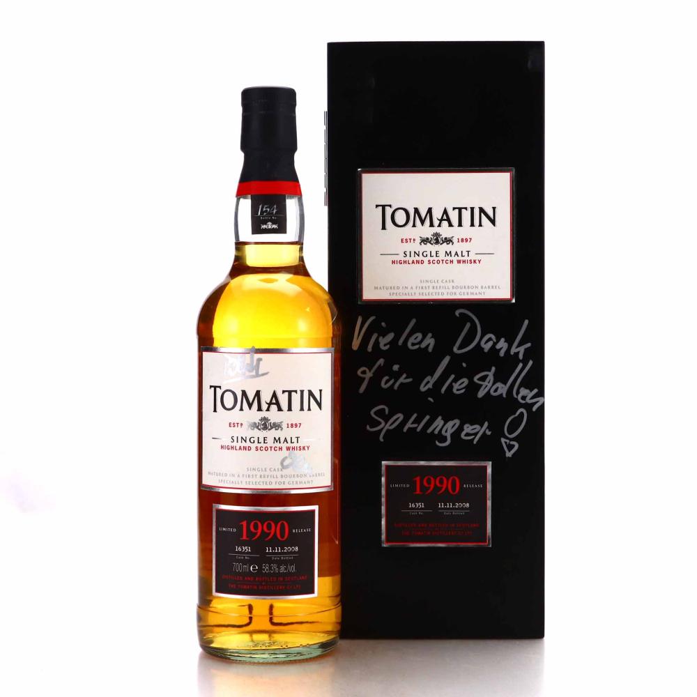Tomatin 1990 Single Cask #16351 / Finest Whisky