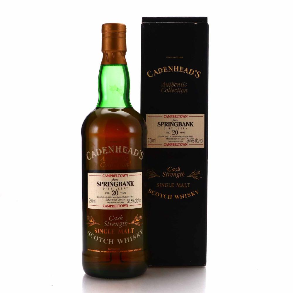 Springbank 1972 Cadenhead's 20 Year Old 75cl / US Import