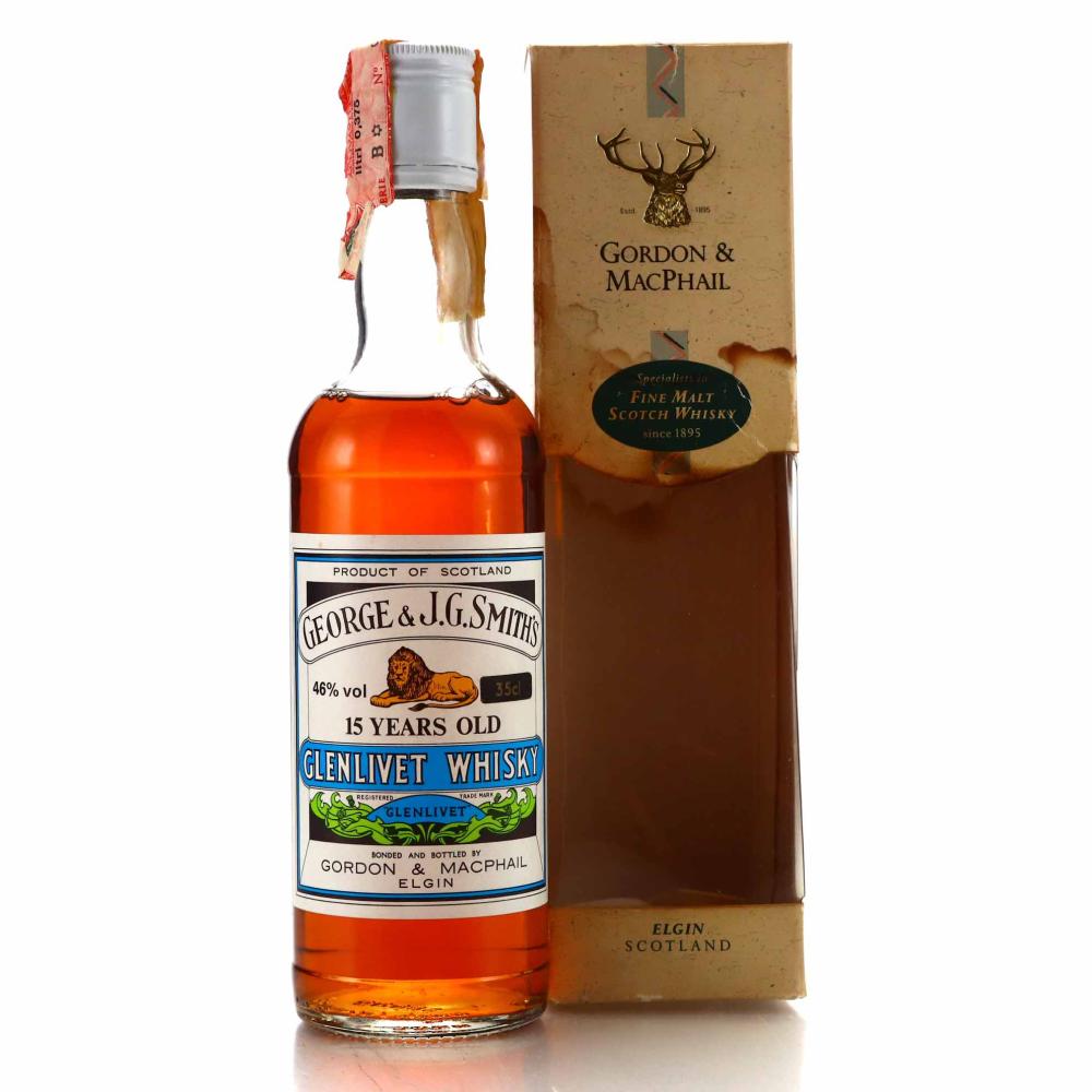 Glenlivet 15 Year Old Gordon and MacPhail 46% 35cl 1990s