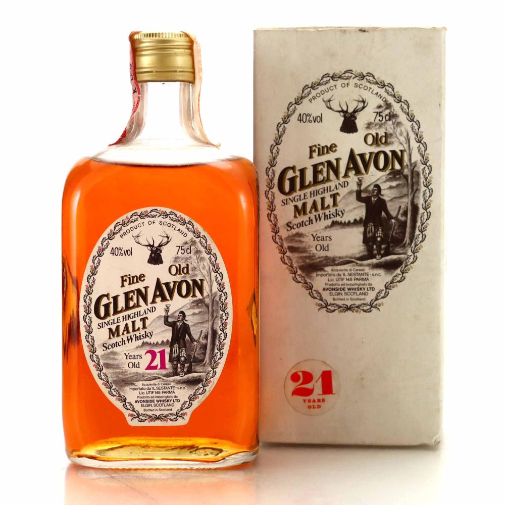 Glen Avon 21 Year Old Gordon and MacPhail 1980s / Sestante Import