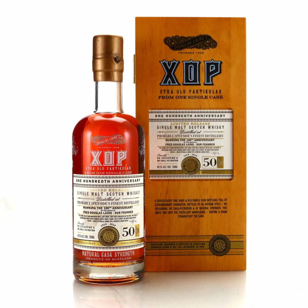 Glenfarclas 'Probably Speyside's Finest' 1964 Douglas Laing 50 Year Old XOP / FDL 100th Anniversary