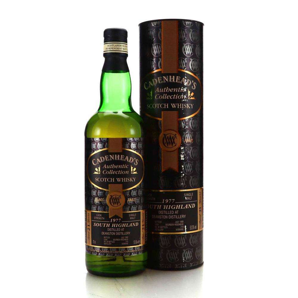 Deanston 1977 Cadenhead's 21 Year Old