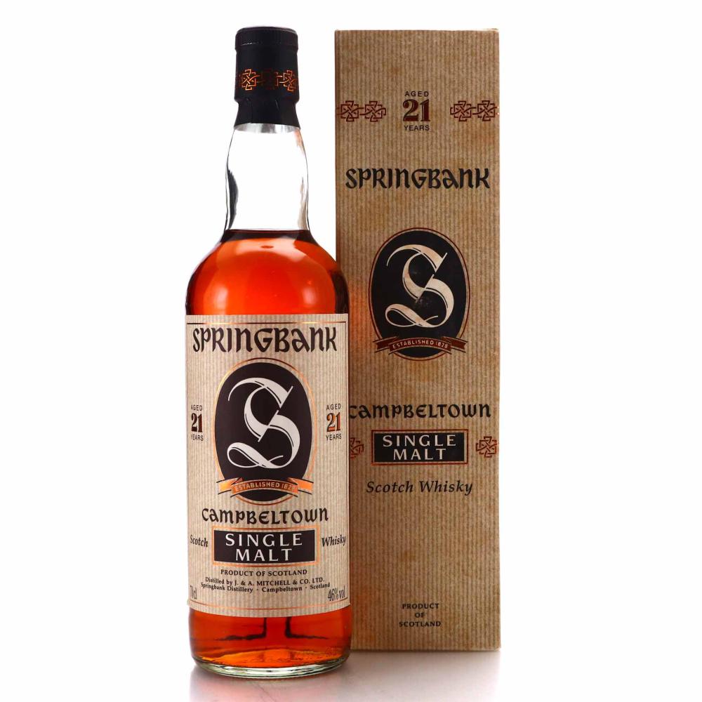 Springbank 21 Year Old 2001 Release / Fourcroy Import