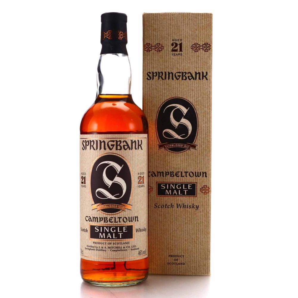 Springbank 21 Year Old 1998 Release / Lateltin Lanz Ingold Import