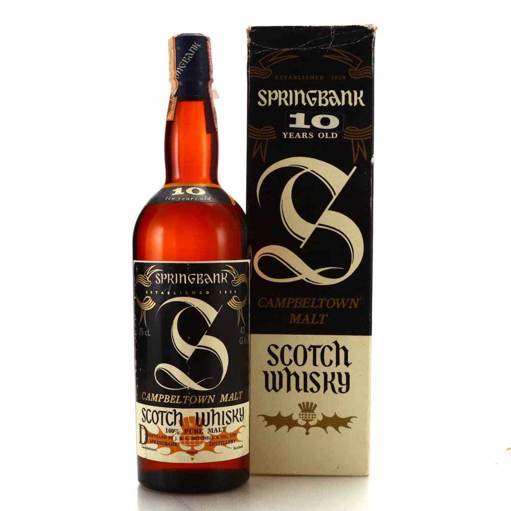 Springbank 10 Year Old 1960s-70s / A. Sutti Import
