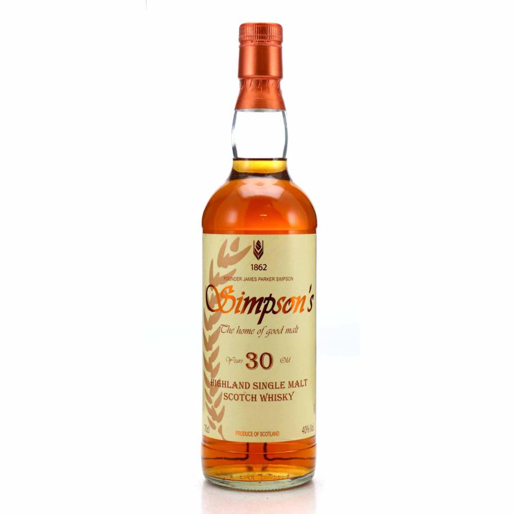 Glenrothes 30 Year Old Simpson's