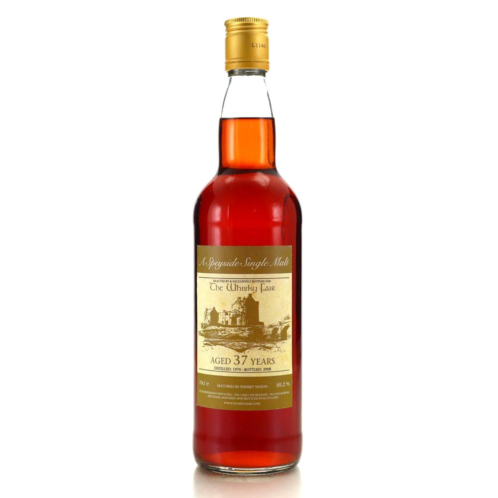 Speyside Single Malt 1970 The Whisky Fair 37 Year Old