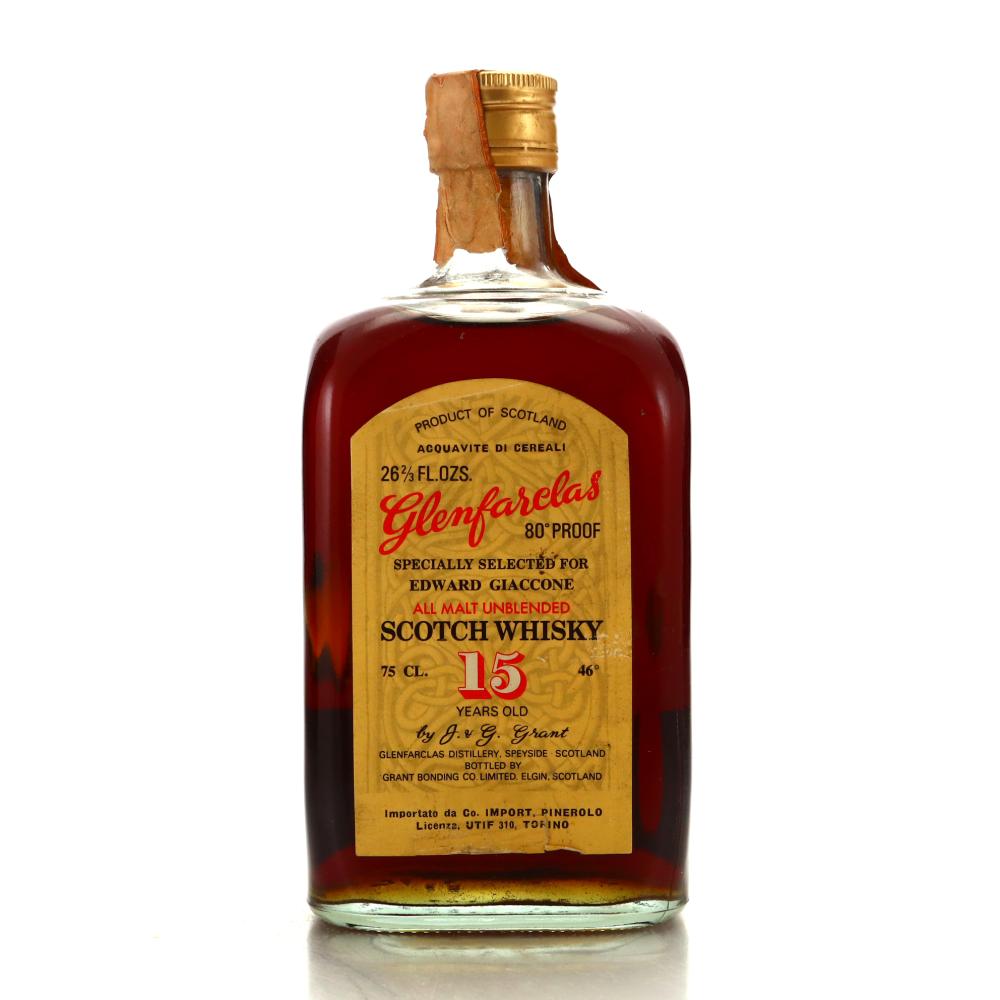 Glenfarclas 15 Year Old Grant Bonding Co 1970s / Edward and Edward