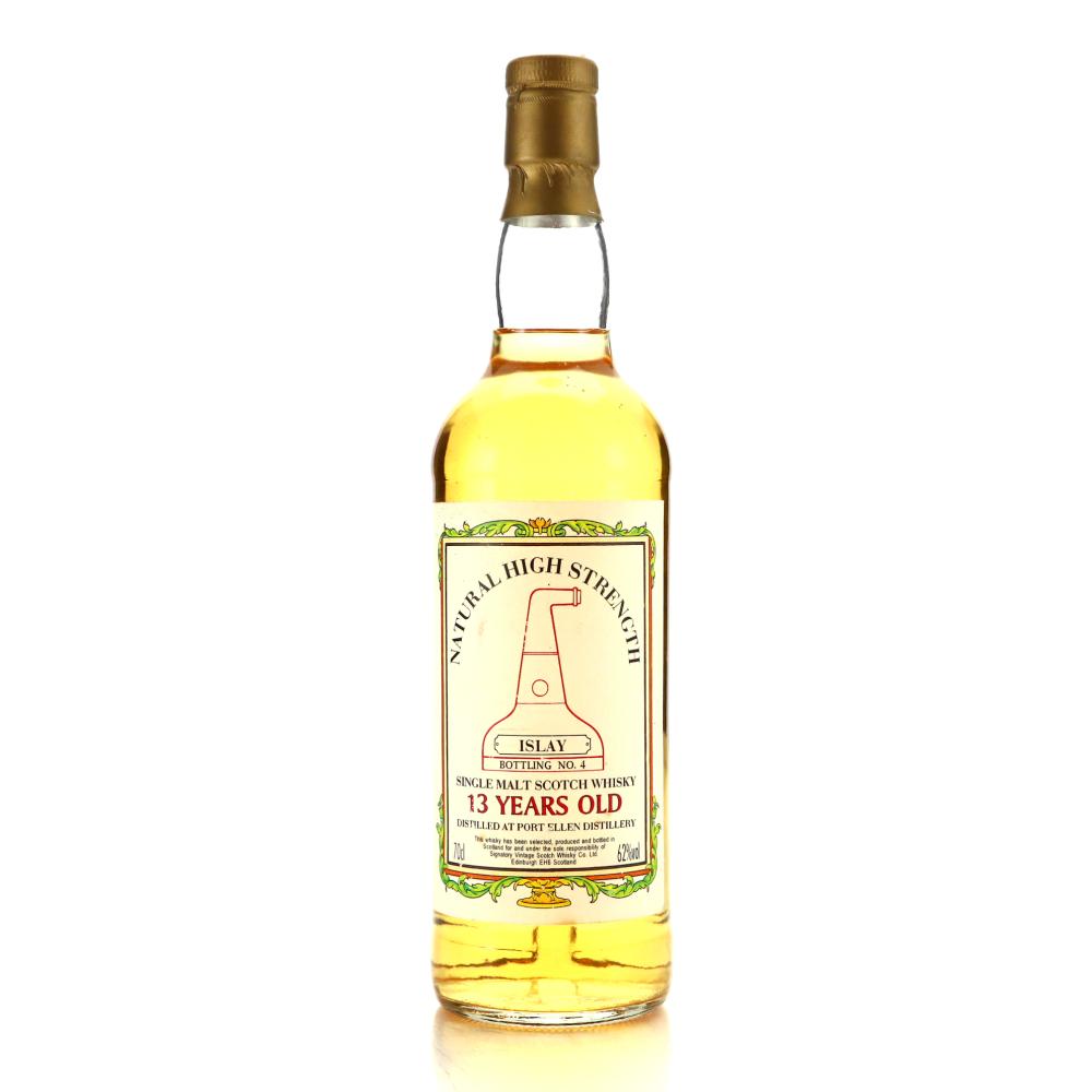 Port Ellen 13 Year Old Signatory Vintage Natural High Strength / Islay Bottling No.4