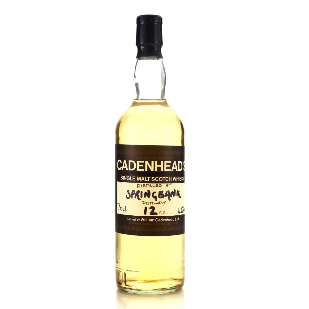 Springbank 12 Year Old Cadenhead's Sample 1990s