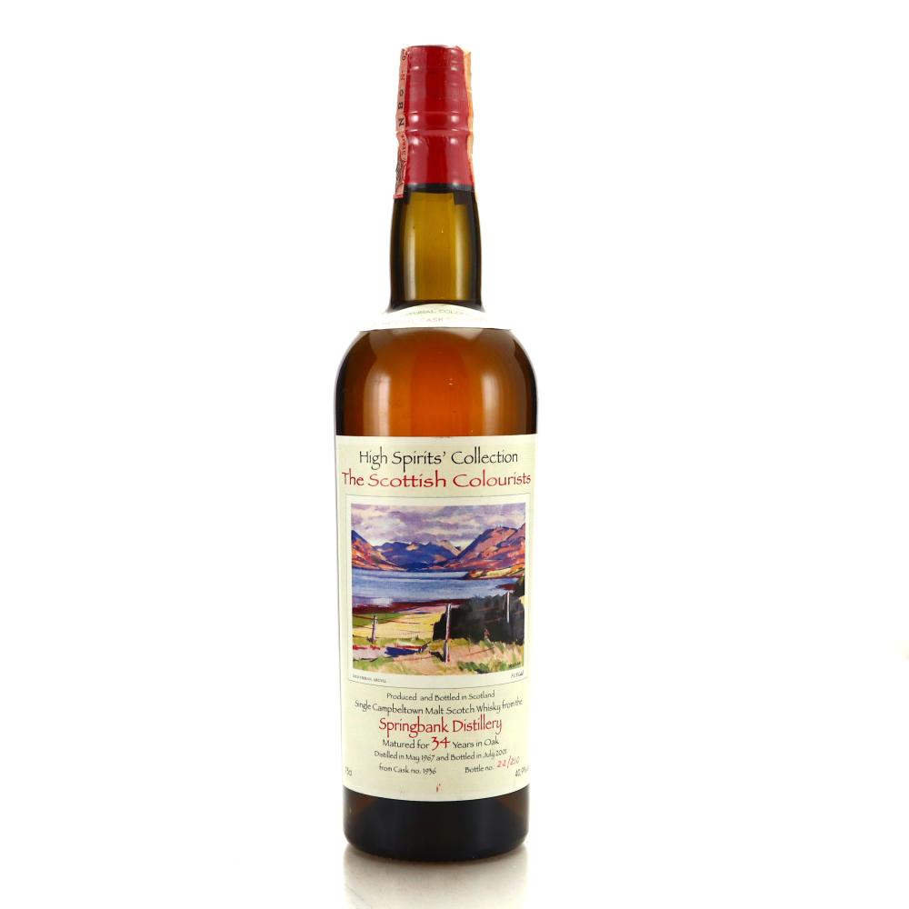 Springbank 1967 High Spirits 34 Year Old 75cl / The Scottish Colourists