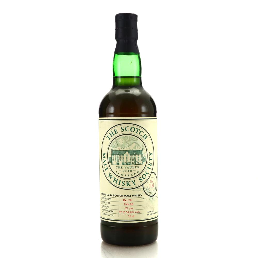 Glenfarclas 1970 SMWS 27 Year Old 1.81