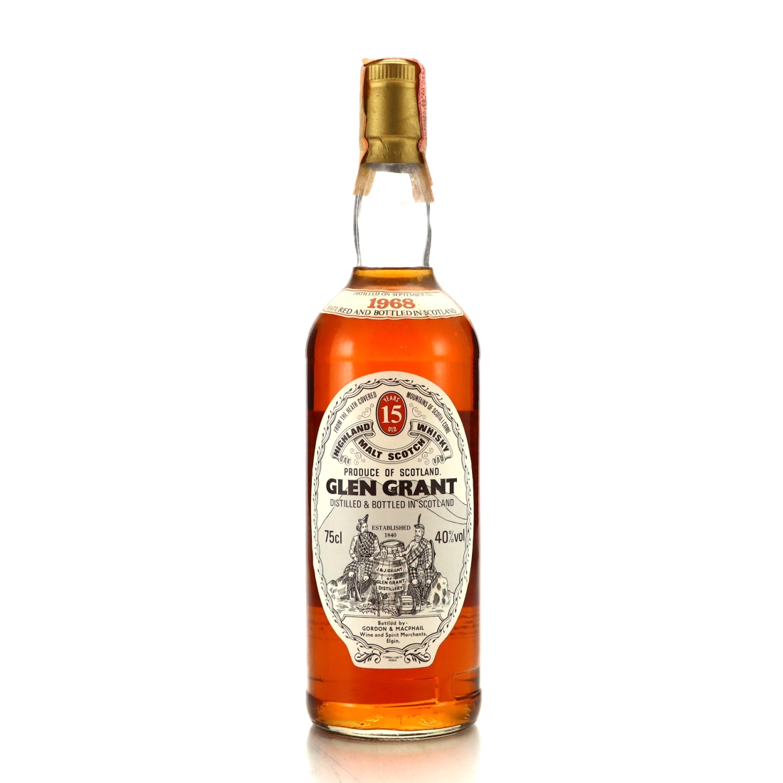 Glen Grant 1968 Gordon and MacPhail 15 Year Old / Intertrade Import