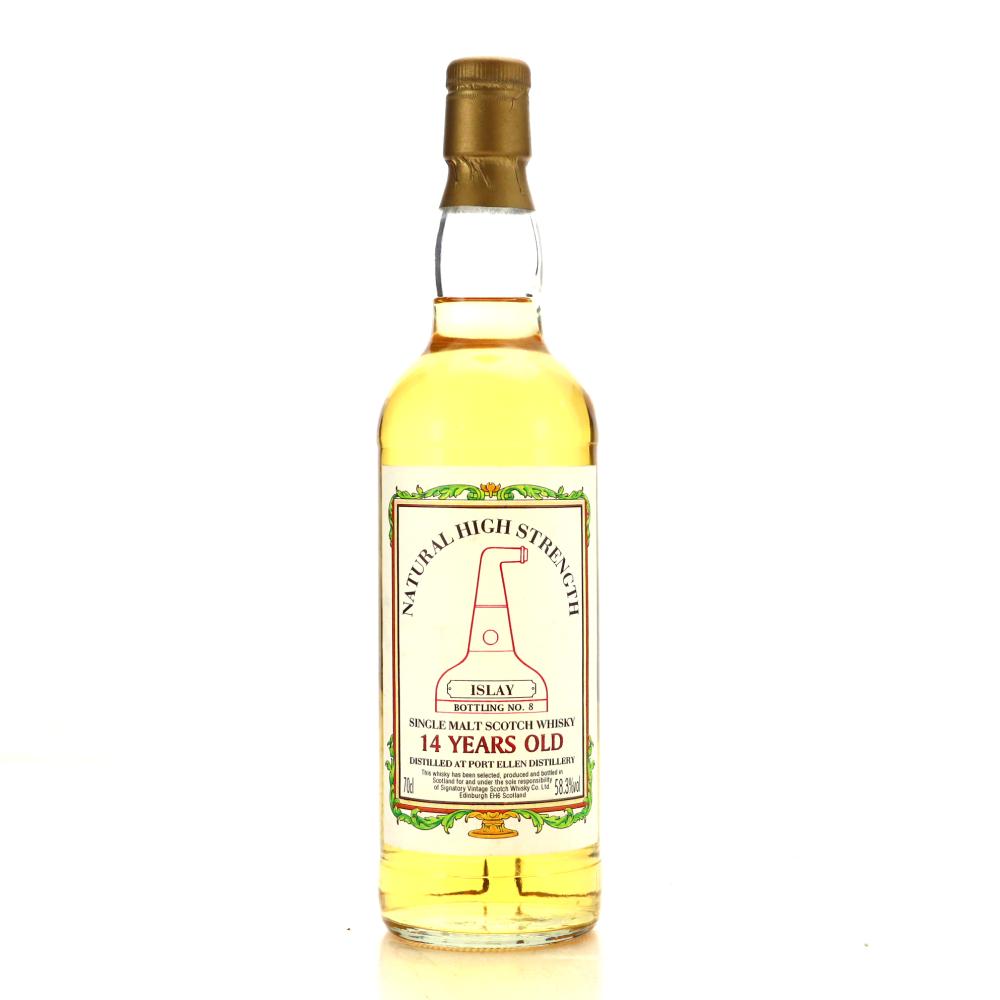 Port Ellen 14 Year Old Signatory Vintage Natural High Strength / Islay Bottling No.8