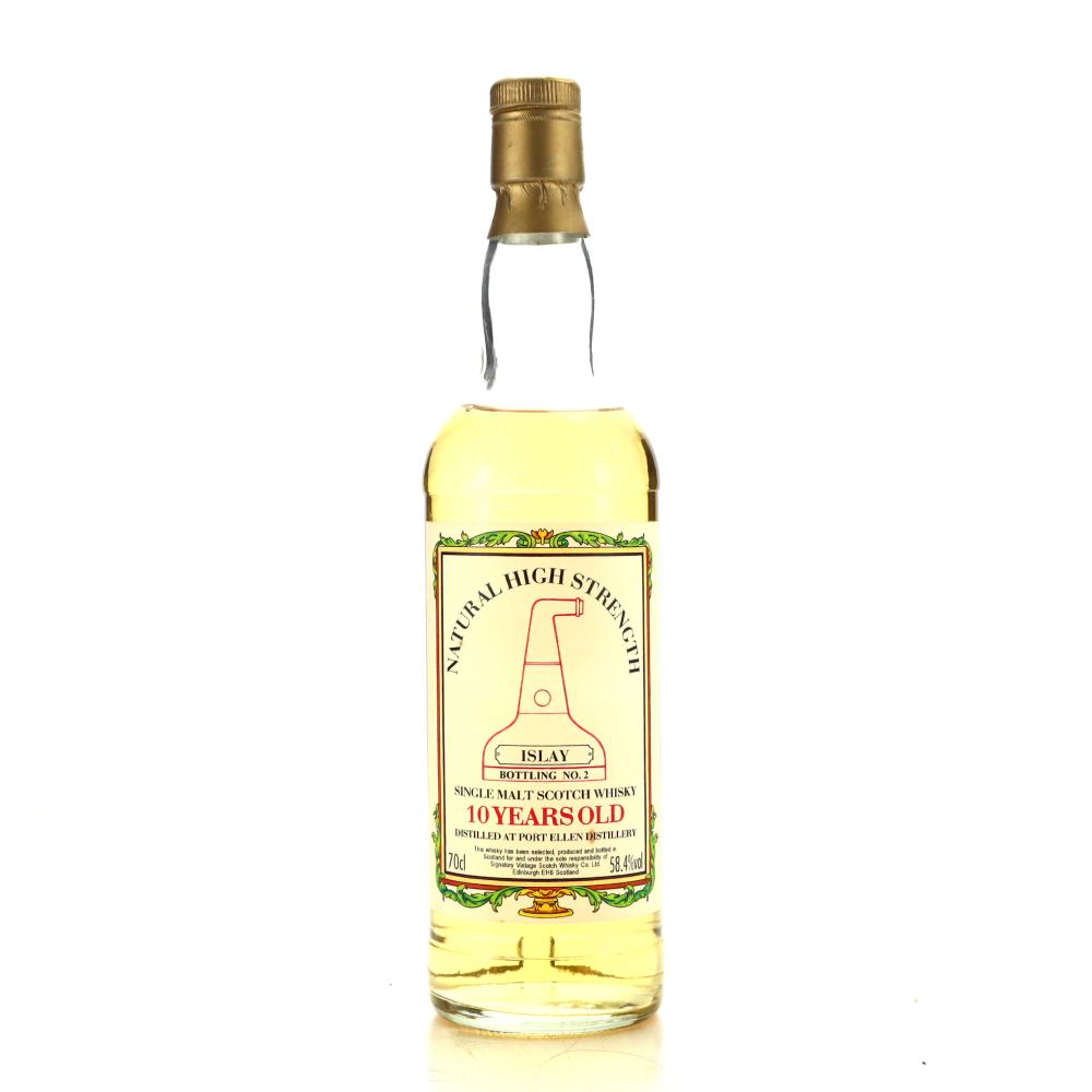 Port Ellen 10 Year Old Signatory Vintage Natural High Strength / Islay Bottling No.2