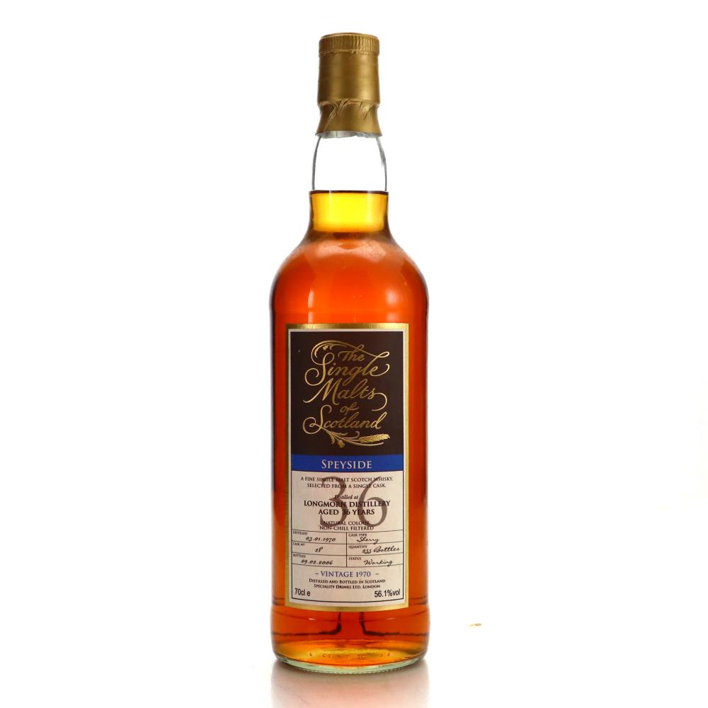 Longmorn 1970 Single Malts of Scotland 36 Year Old