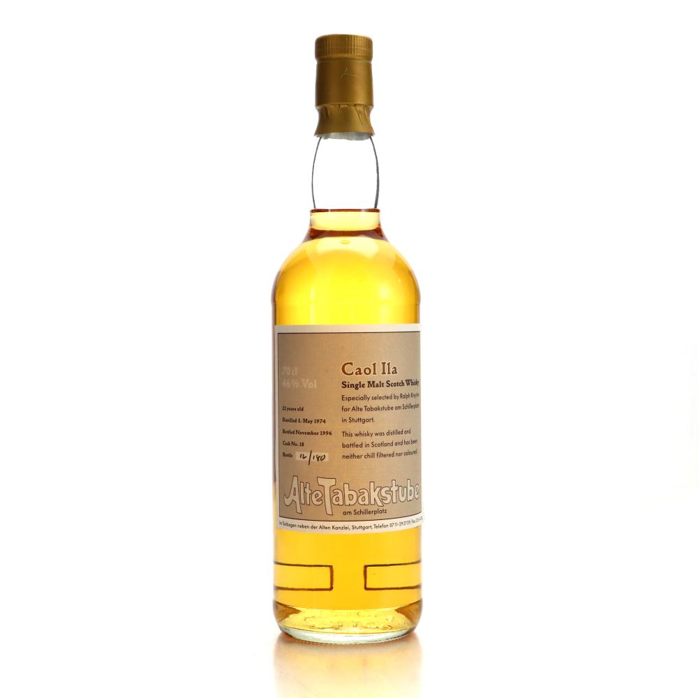 Caol Ila 1974 Alte Tabakstube 22 Year Old