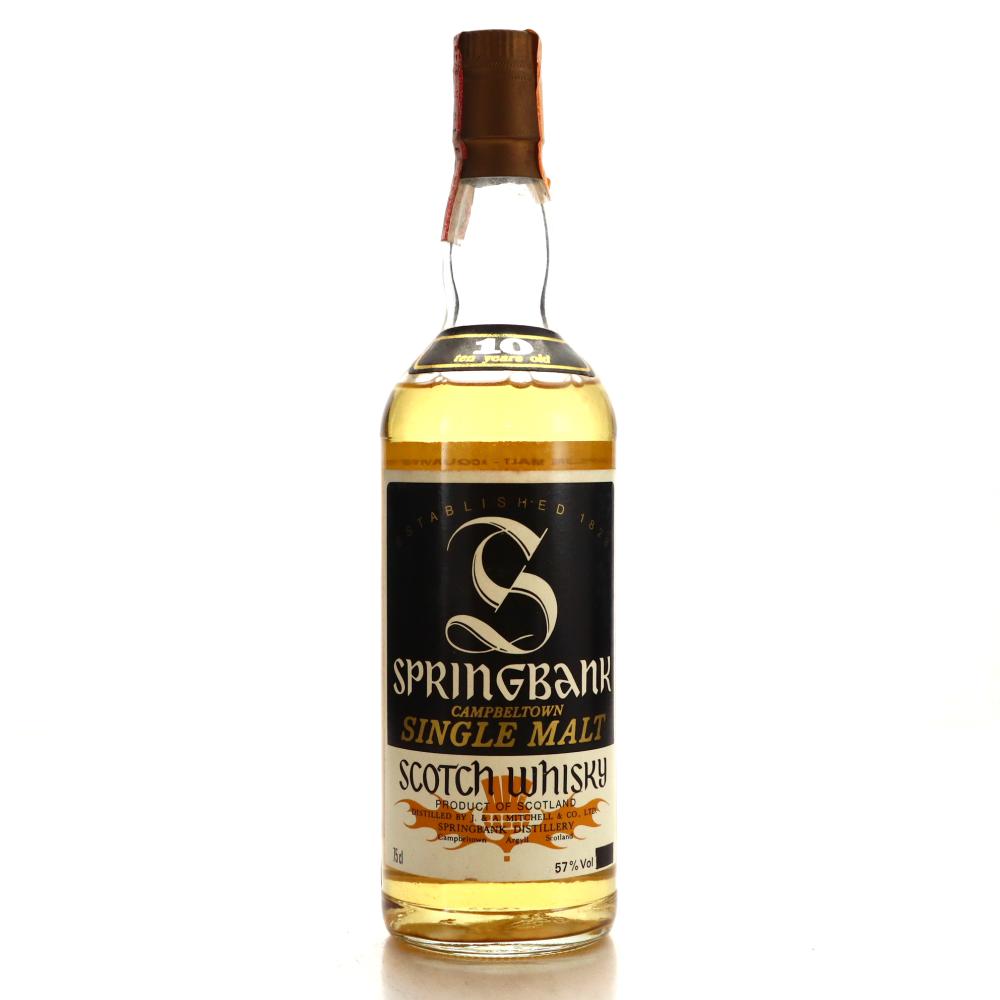 Springbank 10 Year Old  Sherry Wood 57% 1980s / A. Sutti Import