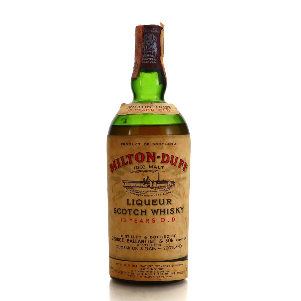 Miltonduff 13 Year Old Liqueur Scotch 1960s / Salengo Import