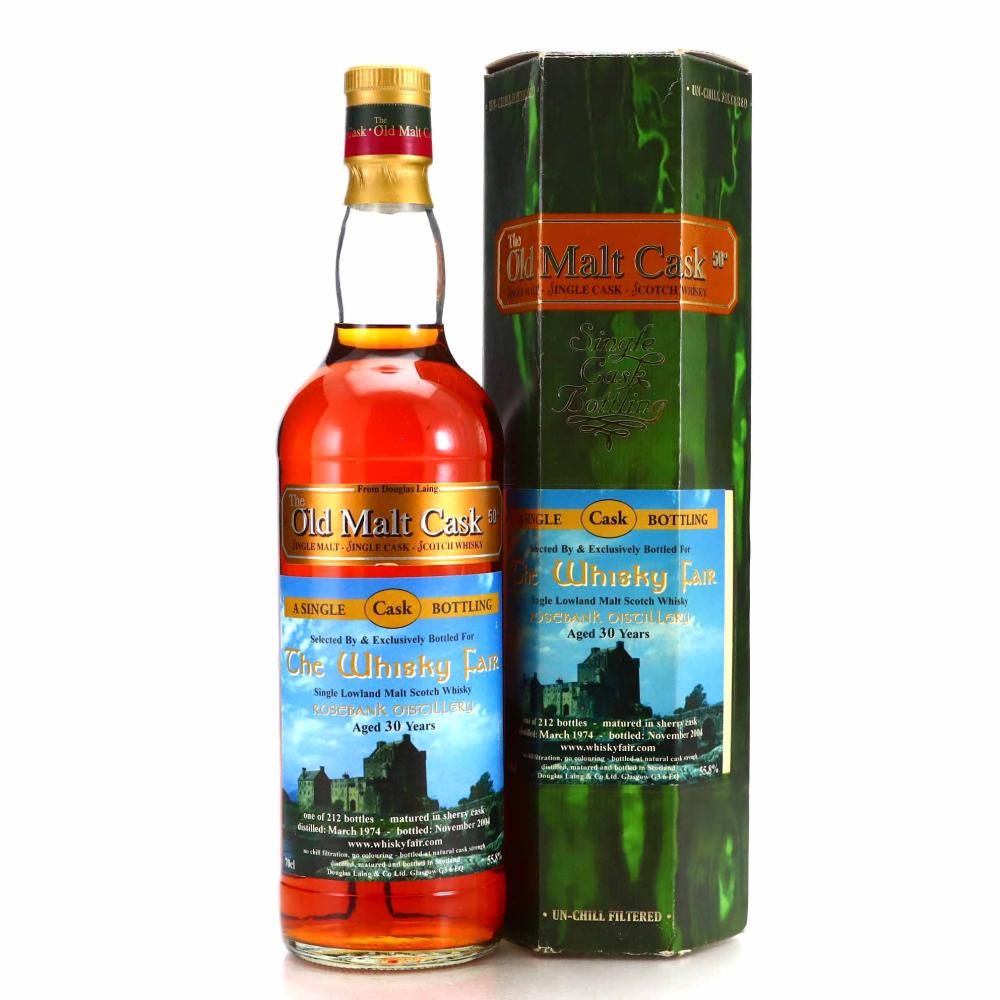 Image for Rosebank 1974 Douglas Laing 30 Year Old Cask Strength / The Whisky Fair
