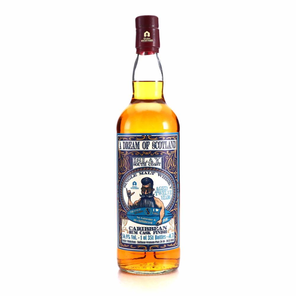 South Coast Islay Single Malt 12 Year Old A Dream of Scotland Caribbean Rum Cask Finish