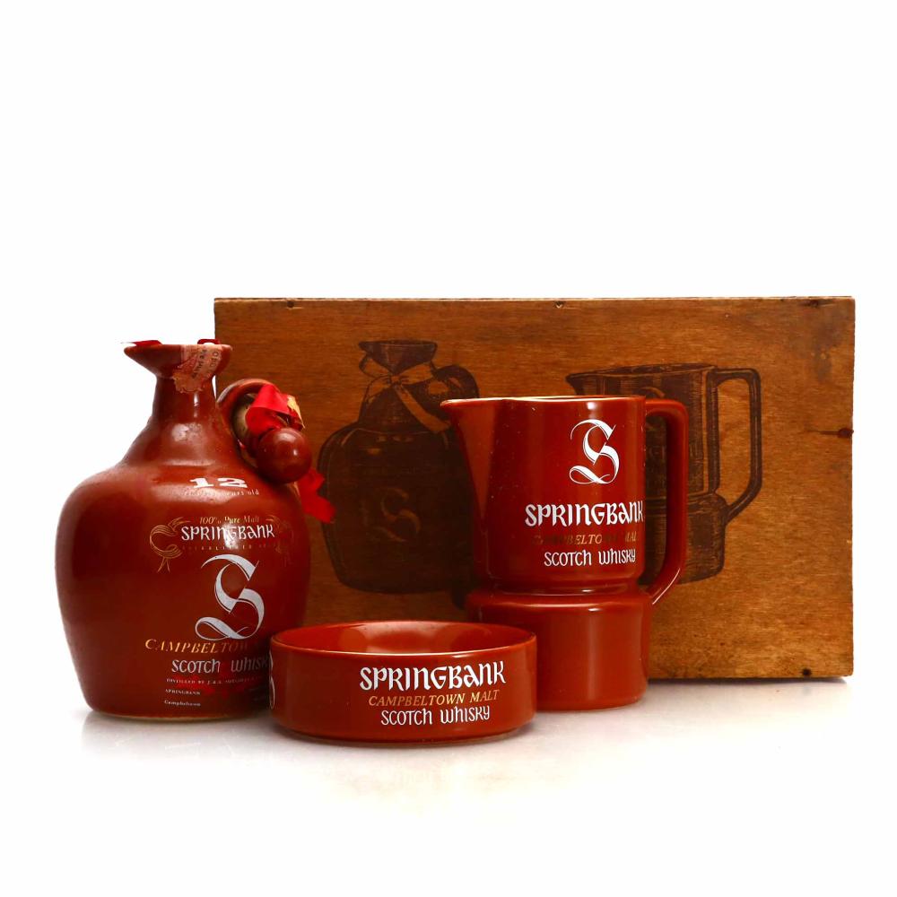 Springbank 12 Year Old Decanter Gift Set 1970s