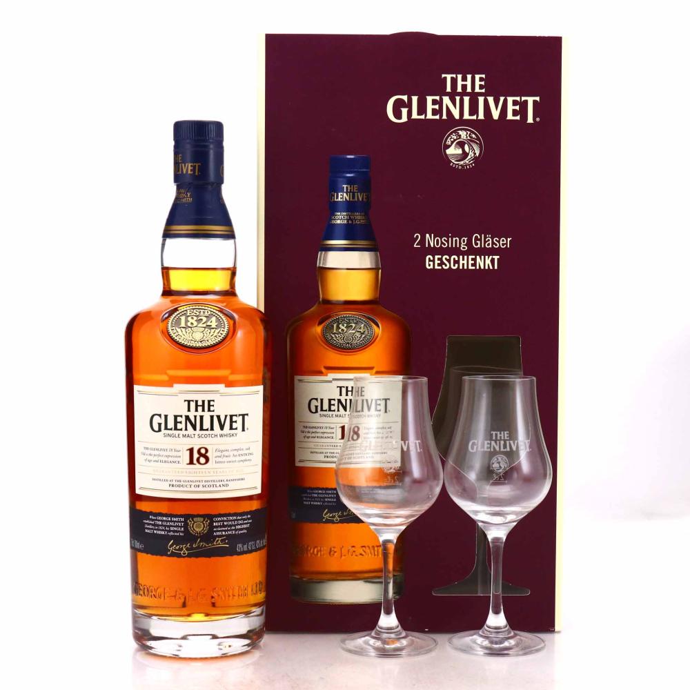 Glenlivet 18 Year Old pre-2019 Gift Pack