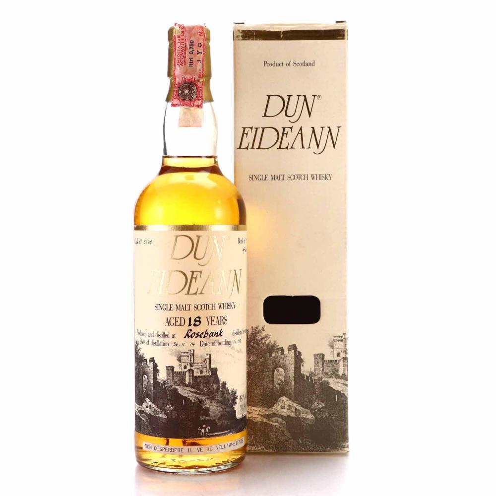 Rosebank 1974 Dun Eideann 18 Year Old / Donato