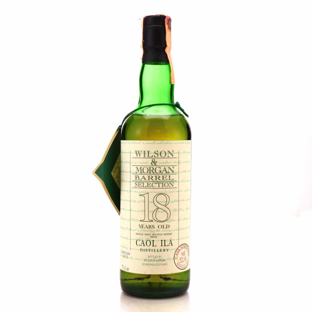 Caol Ila 1977 Wilson and Morgan 18 Year Old Cask Strength