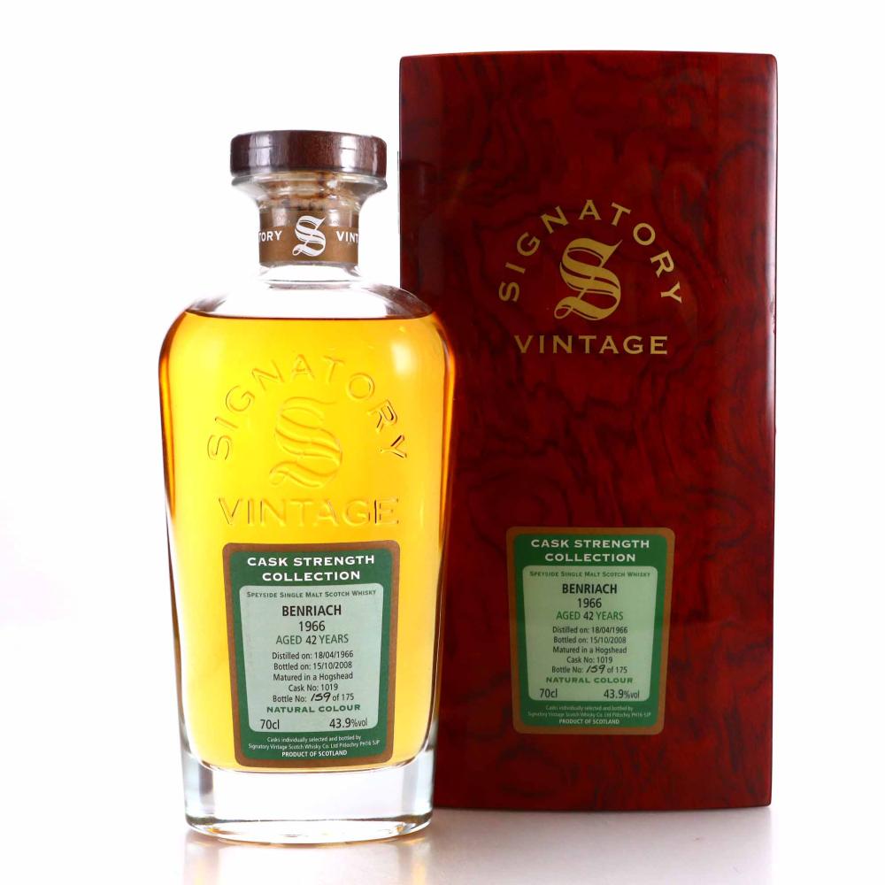 Benriach 1966 Signatory Vintage 42 Year Old Cask Strength