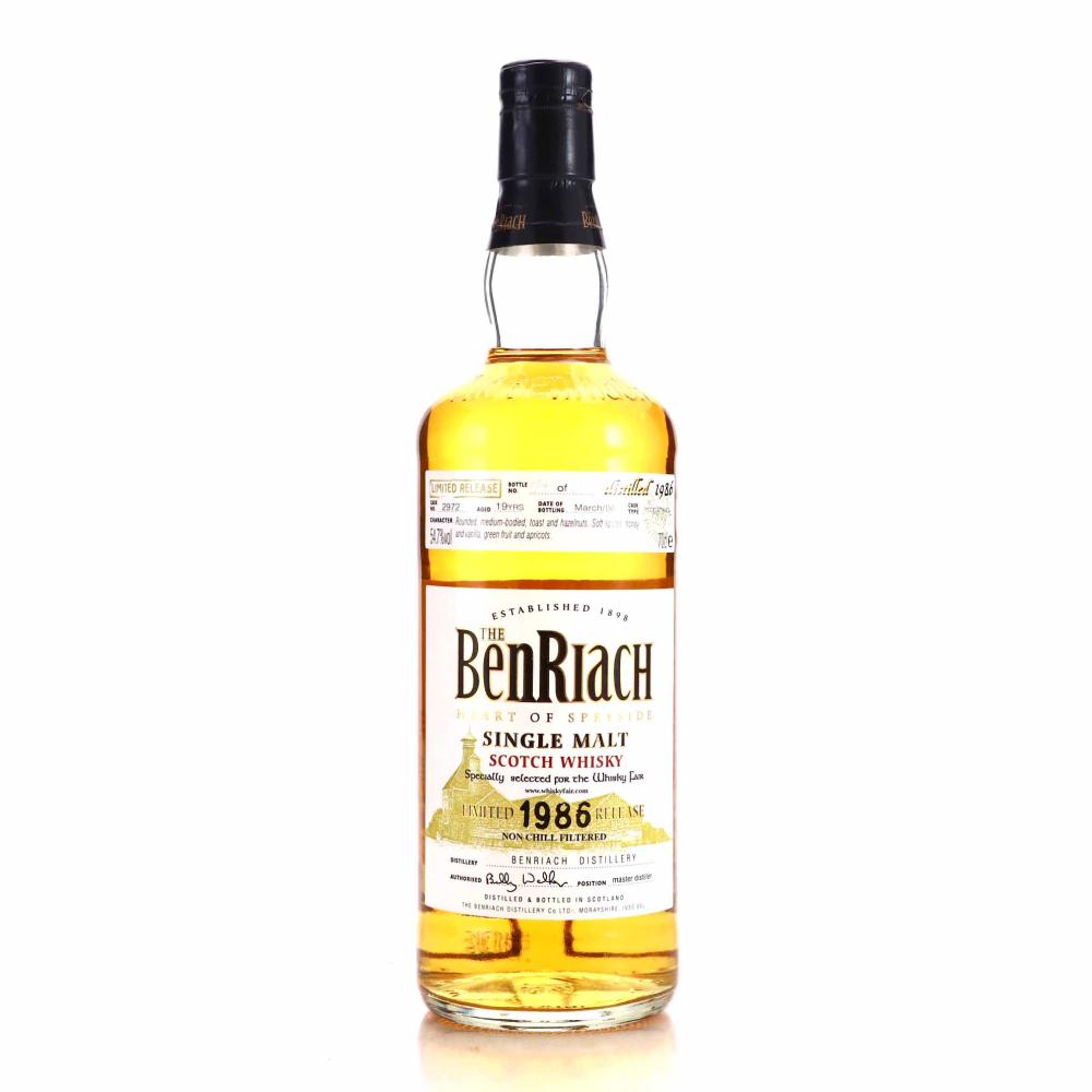 Benriach 1986 Single Cask 19 Year Old #2972 / Whisky Fair