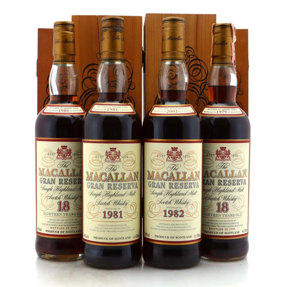 Image for Macallan 1979-1982 Gran Reserva Collection 4 x 70cl
