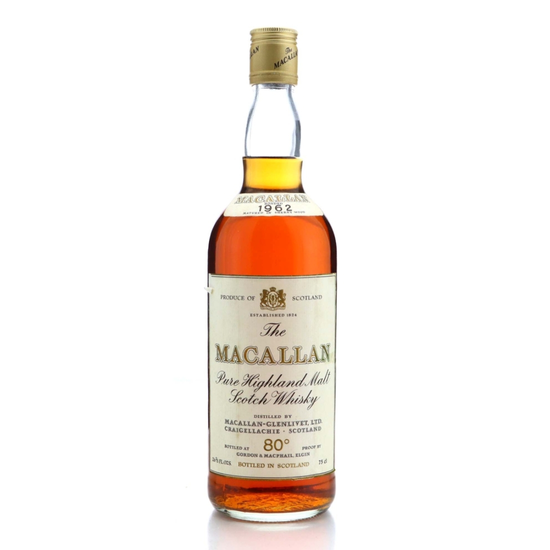 Image for Macallan 1962 Gordon and MacPhail 80 Proof