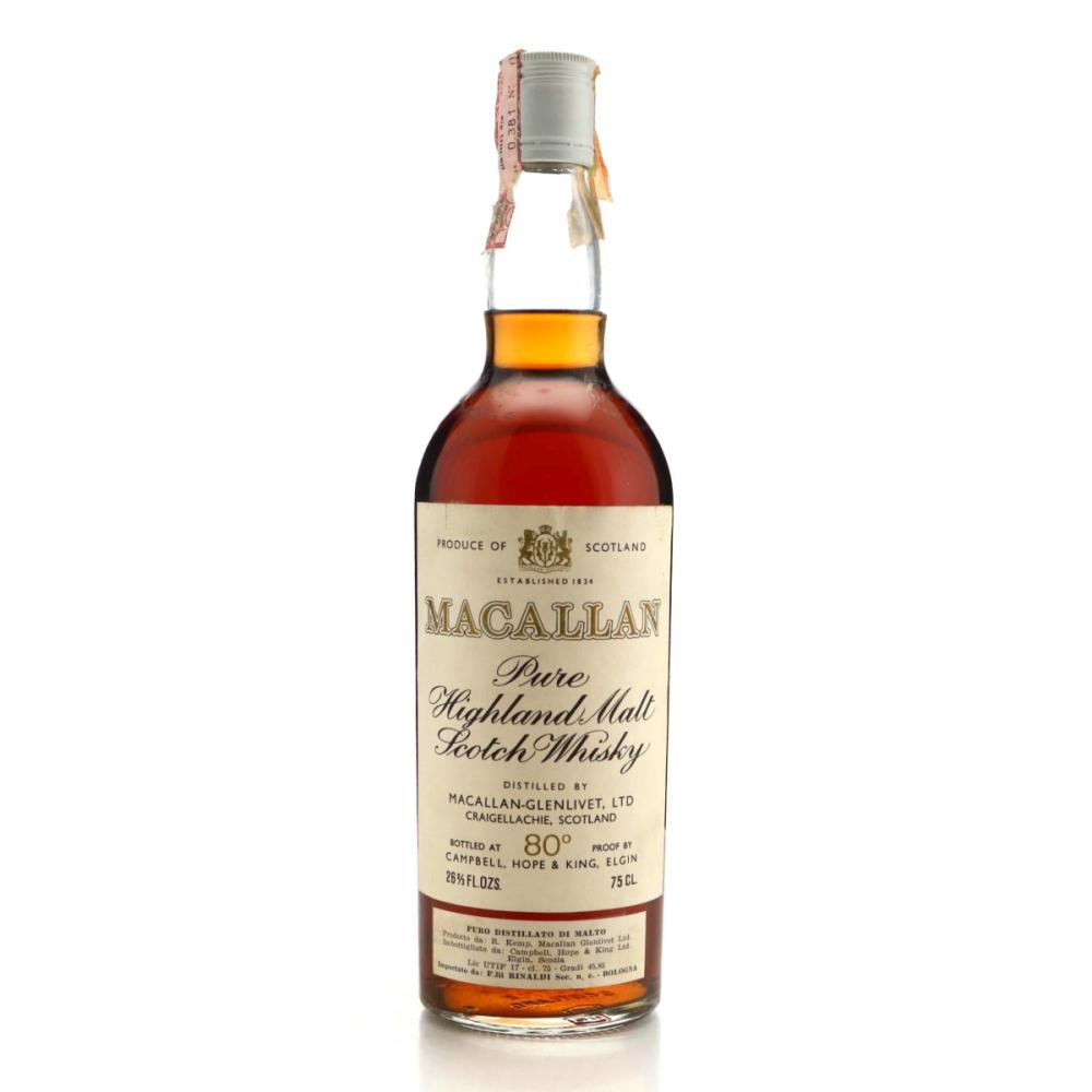 Macallan Campbell, Hope and King 80 Proof / circa 1954 vintage - Rinaldi Import