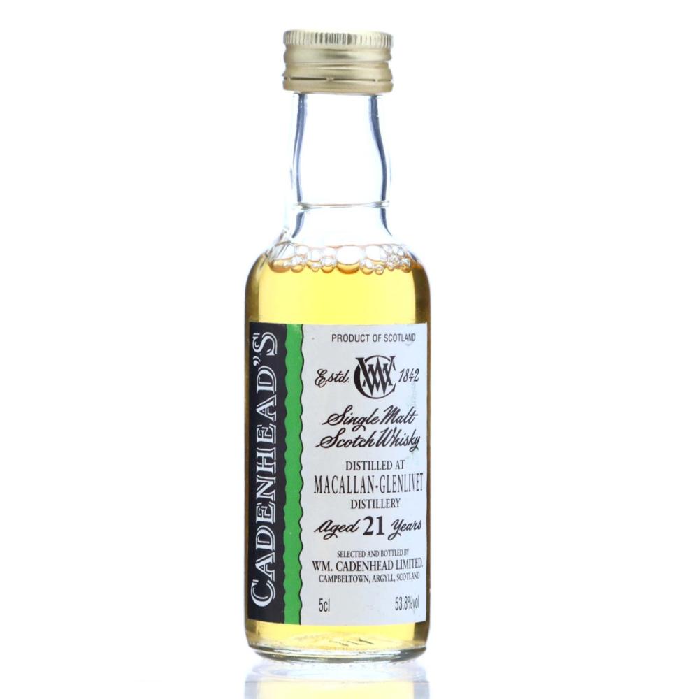 Macallan 21 Year Old Cadenhead's Miniature