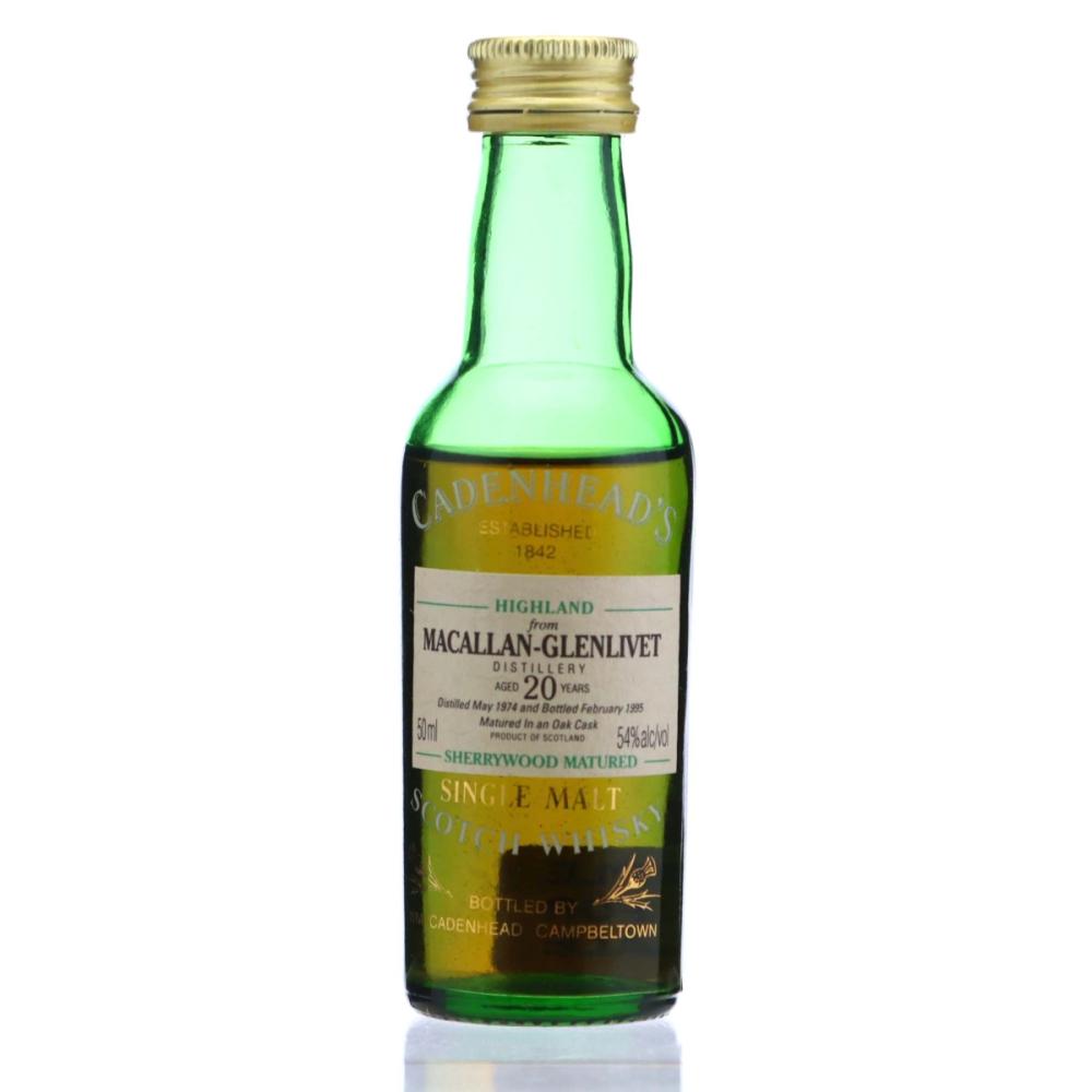 Macallan 1974 Cadenhead's 20 Year Old Sherry Wood Miniature