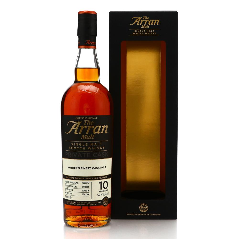 Arran 2005 Single Sherry Cask 10 Year Old #034 / Mother's Finest Cask No. 1