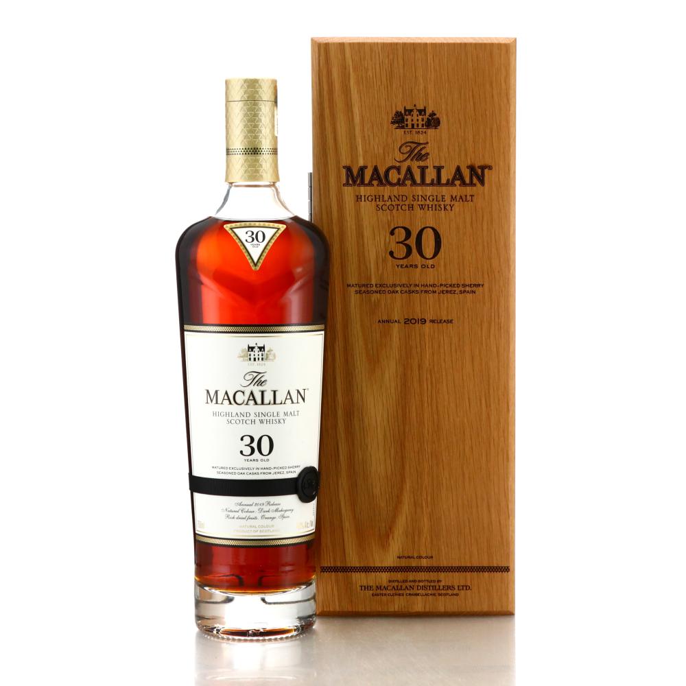 Macallan 30 Year Old Sherry Oak 2019 Release 75cl / US Import