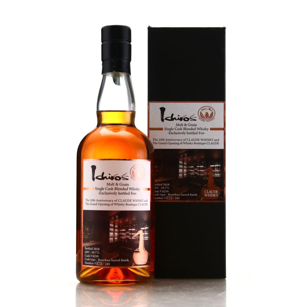 Ichiro's Malt and Grain Single Cask #8259 / Claude Whisky 10th Anniversary