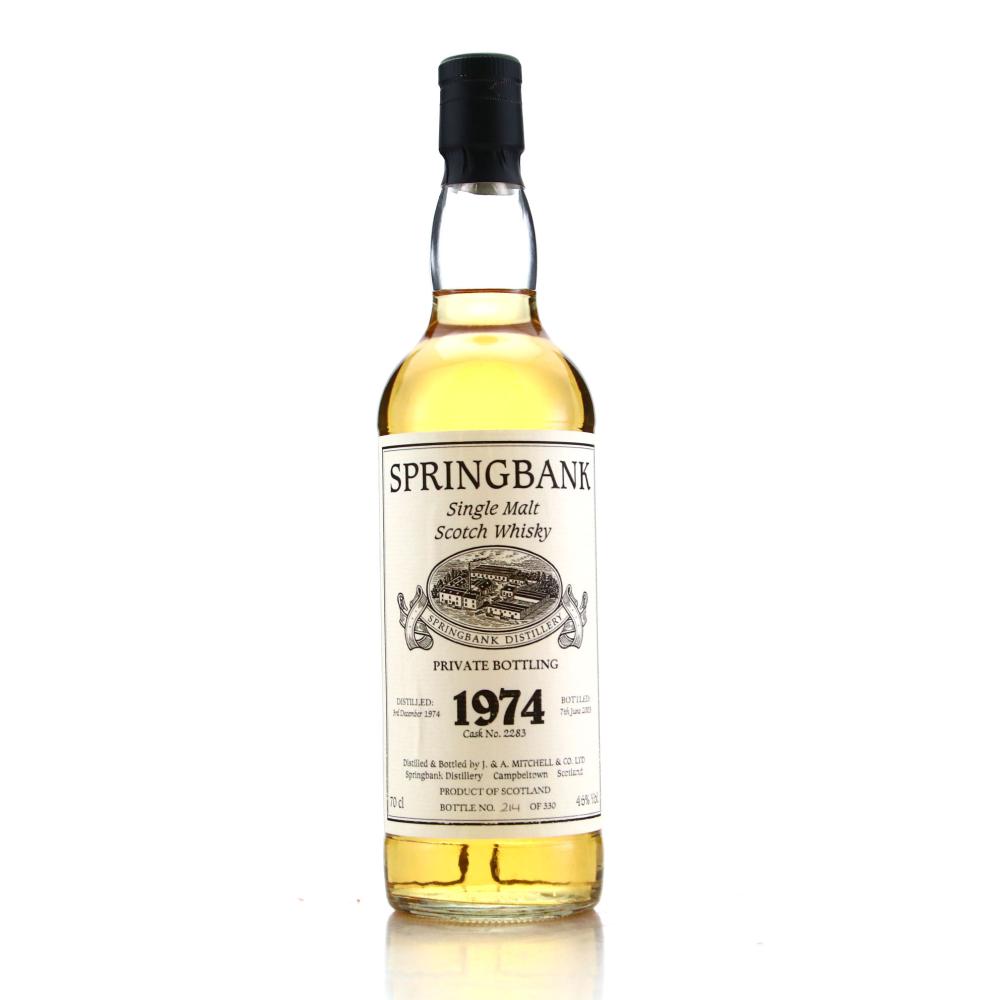 Springbank 1974 Private Cask #2283