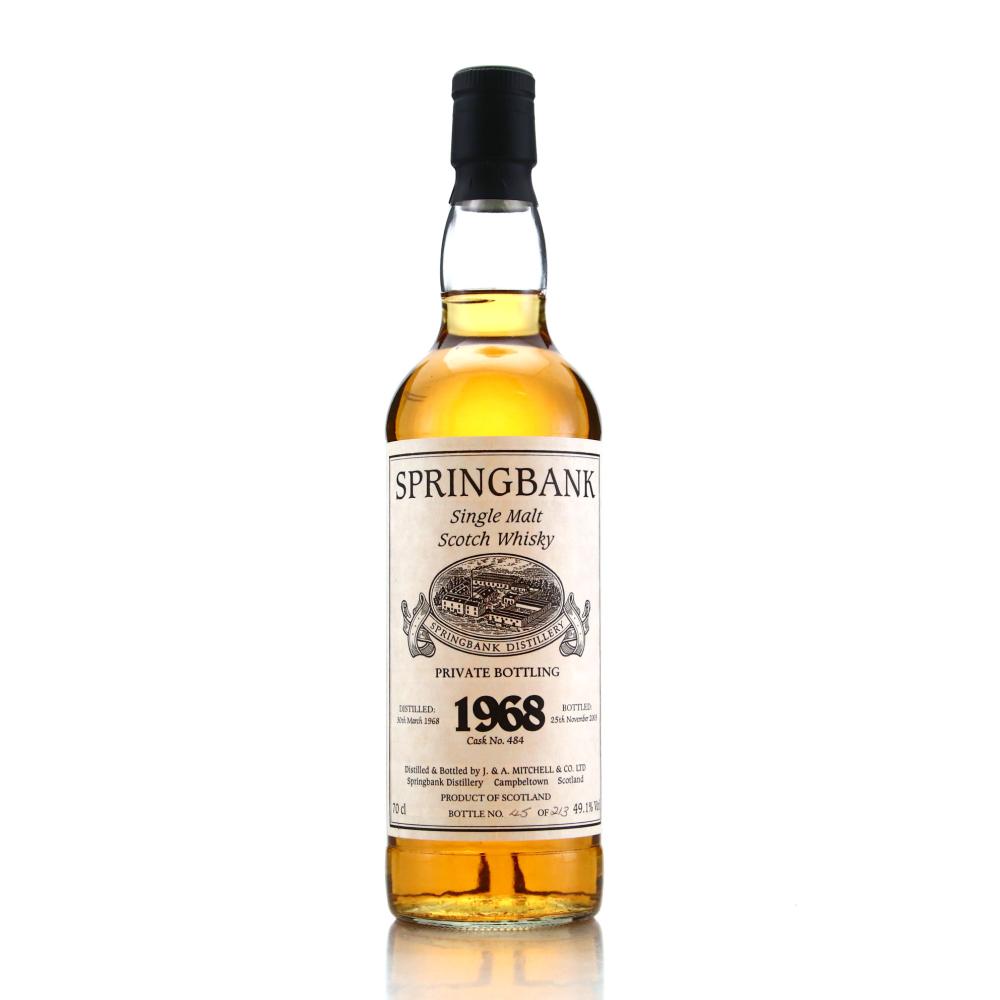 Springbank 1968 Cask #484
