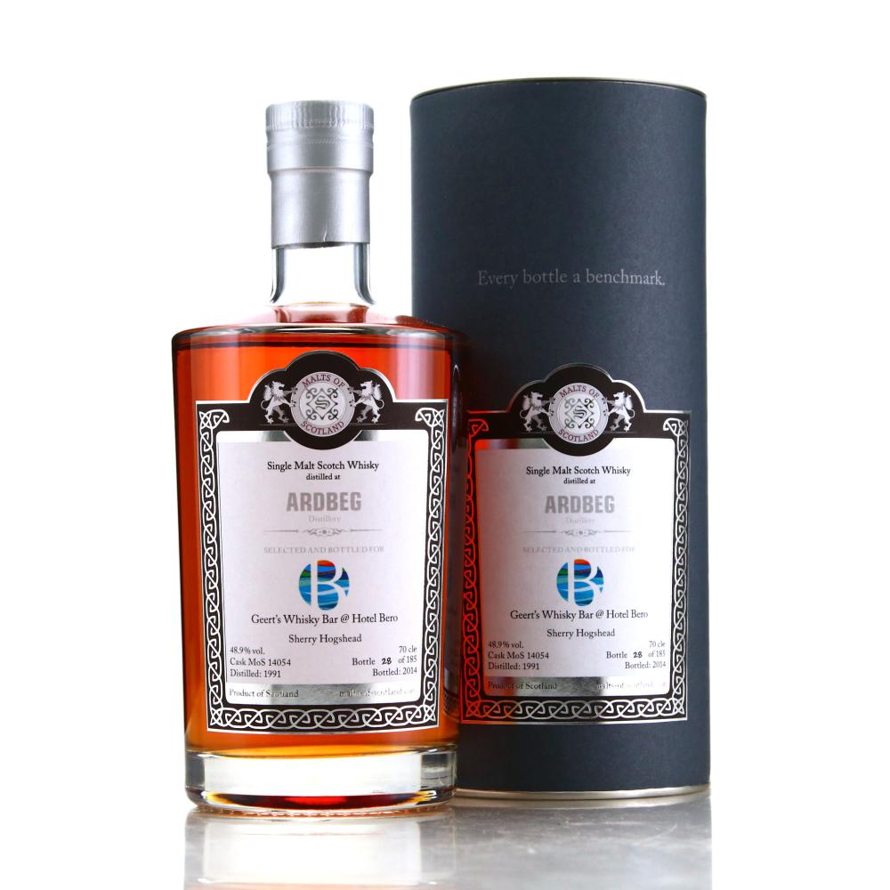 Ardbeg 1991 Malts of Scotland Sherry Hogshead / Geert's Bar, Hotel Bero