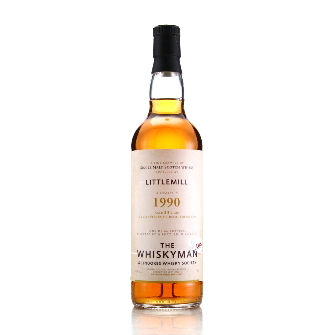 Littlemill 1990 The Whiskyman 23 Year Old