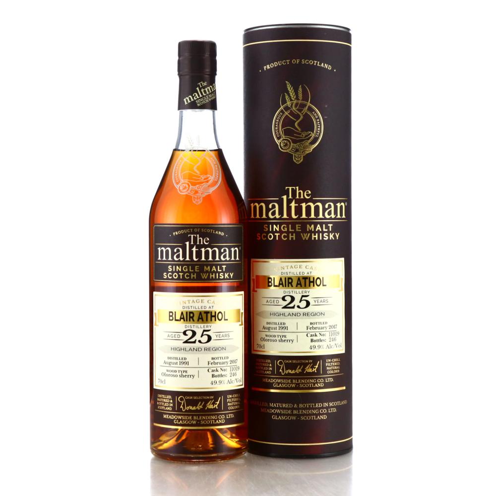 Blair Athol 1991 Maltman 25 Year Old