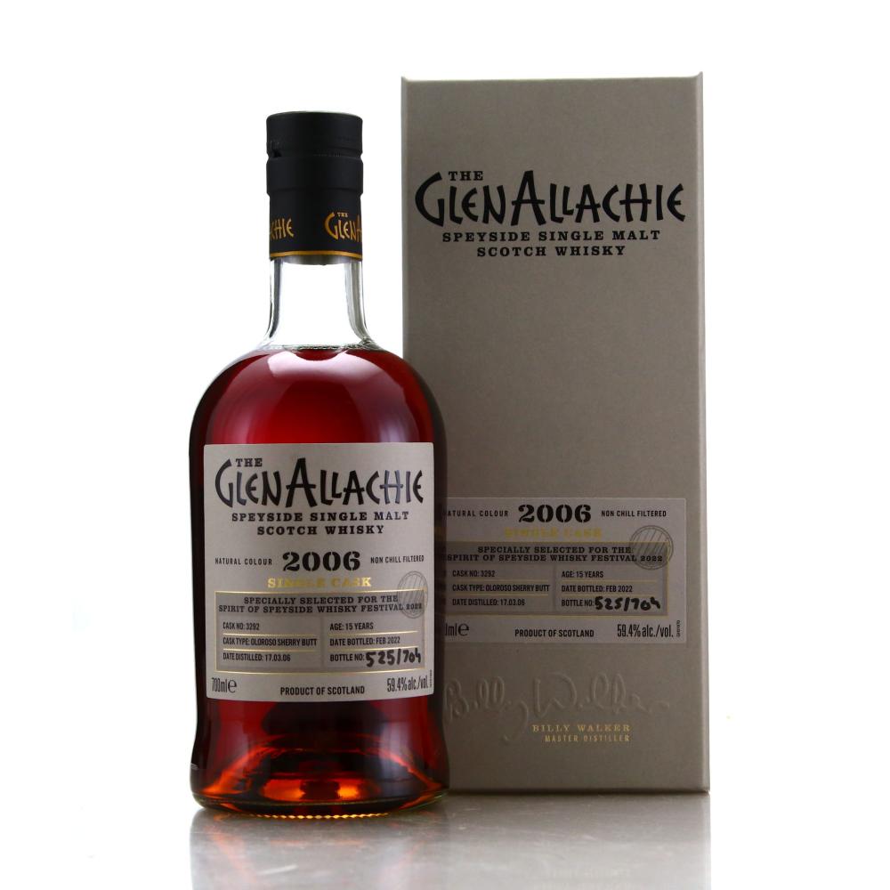 Glenallachie 2006 Single Oloroso Cask 15 Year Old #3292 / Speyside Whisky Festival 2022