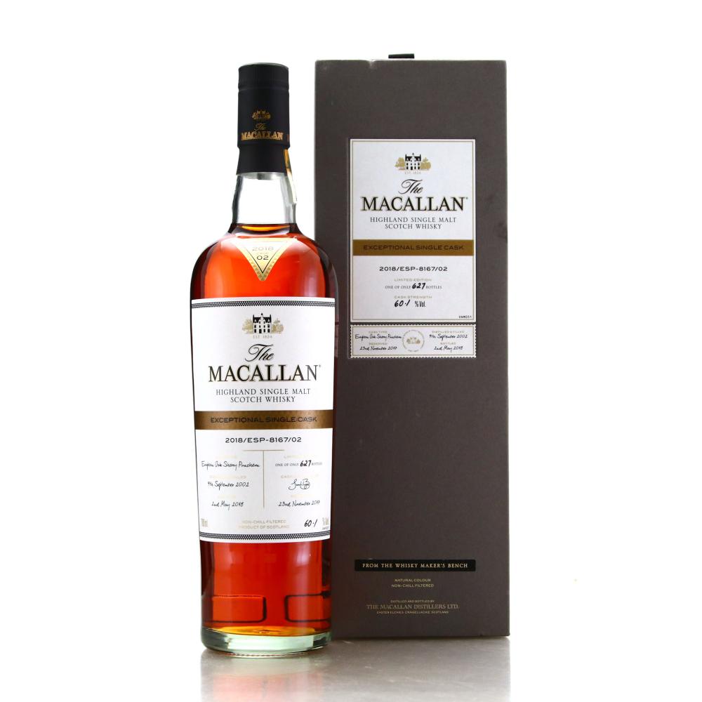 Macallan 2002 Exceptional Cask #8167-02 / 2018 Release
