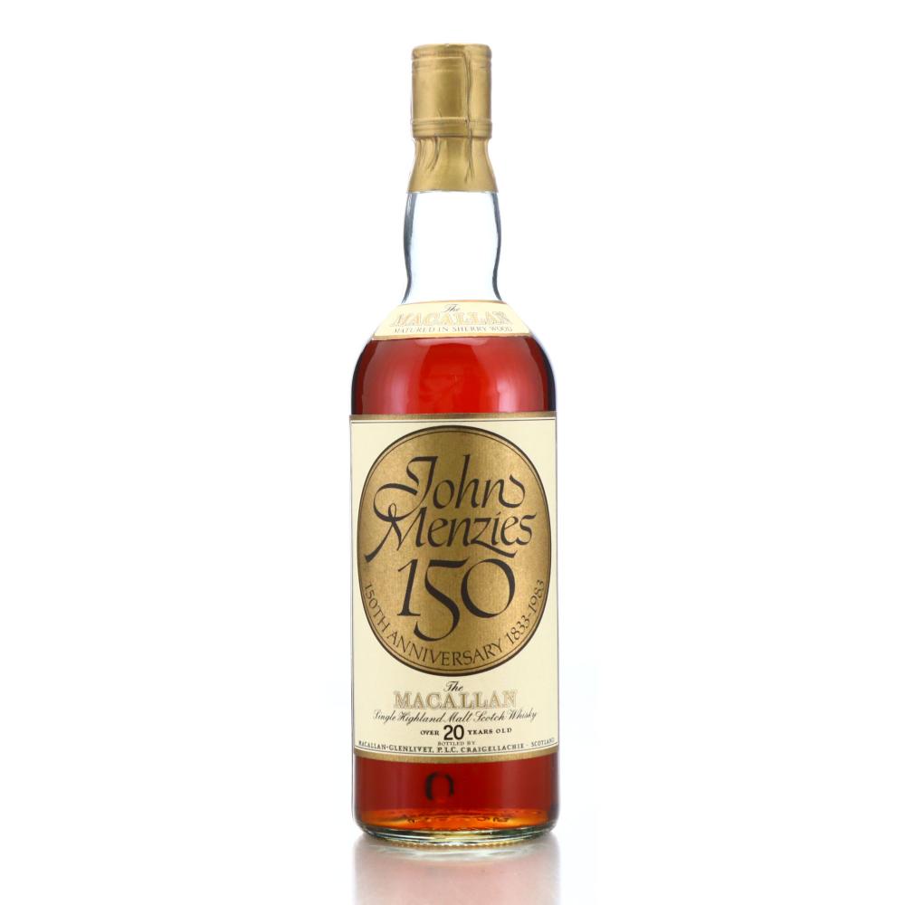 Macallan 20 Year Old John Menzies 150th Anniversary 1983