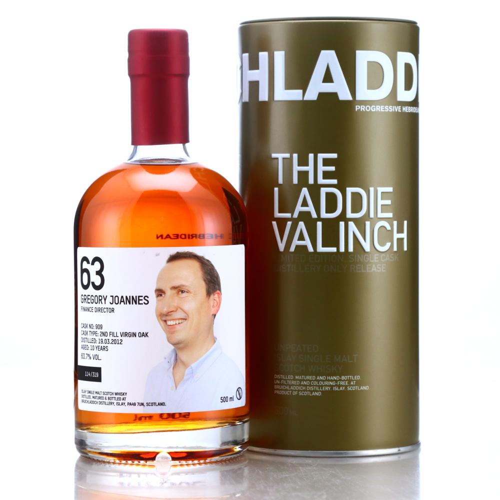 Bruichladdich 2012 Gregory Joannes Valinch 10 Year Old